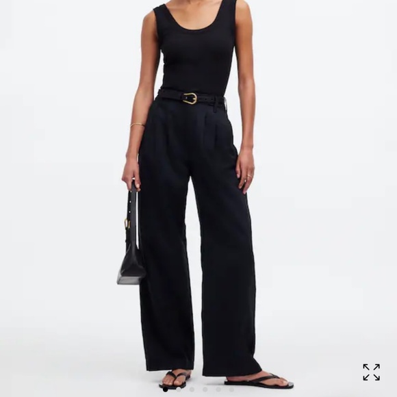 Madewell The Harlow Wide-Leg Pant - 12 - Picture 1 of 5